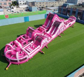 CR2-861 Pista de Obstáculos Gigante Tema Barbie Corrida Desafiadora