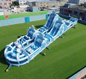 CR2-877 Pista de Obstáculos Gigante com Tema Frozen Desafio de Corrida