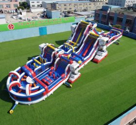 CR2-880 Pista Gigante de Obstáculos Temática Gundam Corrida Desafiadora