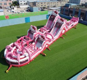 CR2-881 Pista de Obstáculos Gigante Tema Hello Kitty Corrida Desafiadora