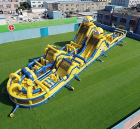 CR2-892 Pista de Obstáculos Gigante Tema Minions Corrida Desafiadora