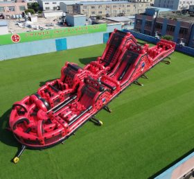 CR2-893 Pista de Obstáculos Gigante Tema Miraculous Ladybug Corrida Desafiante