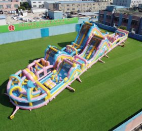 CR2-901 Pista de Obstáculos Gigante Temática da Peppa Pig Corrida Desafiante