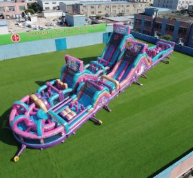 CR2-910 Pista de Obstáculos Gigante Temática Shimmer & Shine Corrida Desafiadora