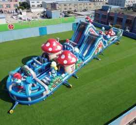 CR2-926 Pista de Obstáculos Gigante dos Smurfs Corrida Desafiadora