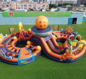 CR2-945 Corrida Desafiadora de Obstáculos Infláveis Gigante com Tema Dragon Ball