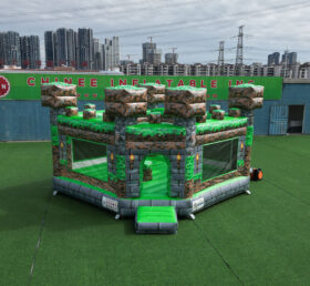 T5-3266 Castelo Inflável com Tema Minecraft