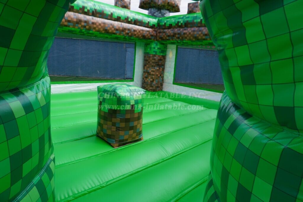 T5-3266 Minecraft Theme Inflatable Castle