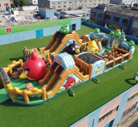 GF3-1001 Parque Infantil Insuflável com Tema Angry Birds