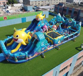 GF3-1002 Parque Inflável Tema Baby Shark