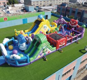 GF3-1014 Playground Inflável com Tema Divertida Mente