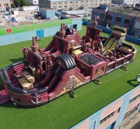GF3-1024 Playground Inflável com Tema de Piratas
