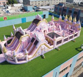 GF3-1027 Parque Infantil Inflável com Tema de Festas de Princesa