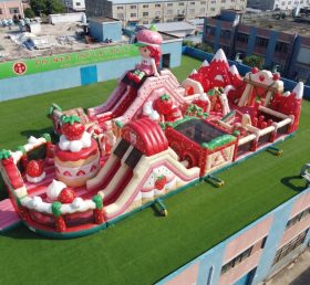 GF3-1036 Playground Inflável com Tema Moranguinho