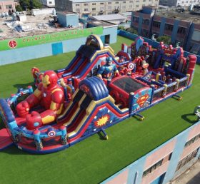 GF3-1037 Parque Infantil Inflável com Tema de Super-herói