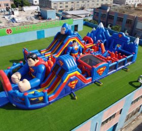 GF3-1038 Playground Inflável com Tema do Superman