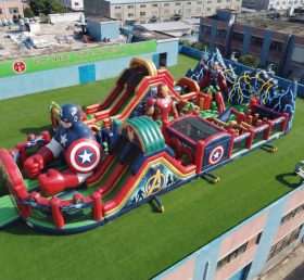 GF3-1040 Parque Inflável com Tema dos Vingadores