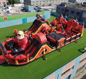 GF3-1041 Playground Inflável com Tema Os Incríveis