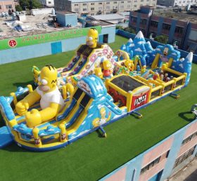 GF3-1044 Playground Inflável com Tema dos Simpsons