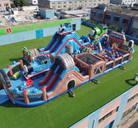 GF3-1046 Playground Inflável com Tema Thomas & Friends