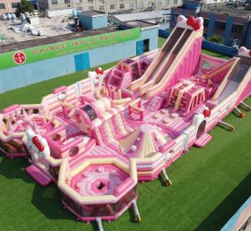 GF3-1072 Parque Inflável com Tema Hello Kitty