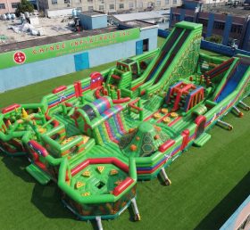 GF3-1088 Parque Inflável Tema Tartarugas Ninja