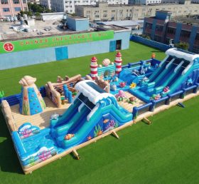 GF3-1152 Parque Inflável com Tema Oceânico