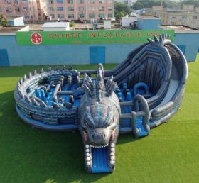 GF3-1169 Cidade Divertida Inflável com Tema Godzilla