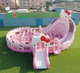GF3-1170 Cidade Inflável Tema Hello Kitty