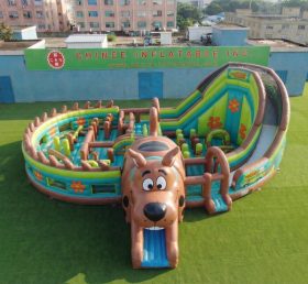 GF3-1176 Cidade Divertida Inflável com Tema Scooby-Doo