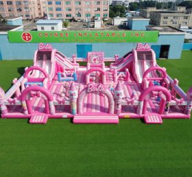GF3-1188 Cidade Divertida Inflável com Tema Barbie