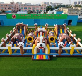 GF3-1198 Cidade Divertida Inflável com Tema de Cachorro