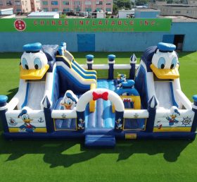 GF3-1200 Cidade Divertida Inflável com Tema do Pato Donald