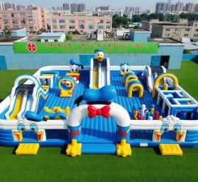 GF3-1202 Cidade Divertida Inflável com Tema do Pato Donald