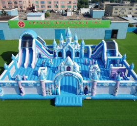 GF3-1211 Cidade Divertida Inflável com Tema Frozen