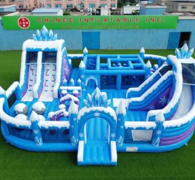 GF3-1212 Cidade Divertida Inflável com Tema Frozen