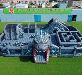 GF3-1213 Cidade Divertida Inflável com Tema Godzilla