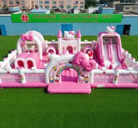 GF3-1214 Hello Kitty Tema Cidade Inflável