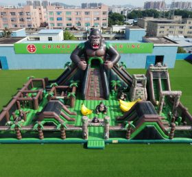 GF3-1218 Cidade Divertida Inflável com Tema King Kong