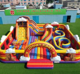 GF3-1228 Cidade Divertida Inflável com Tema Looney Tunes
