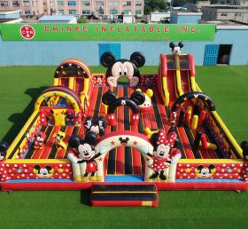 GF3-1234 Cidade Divertida Inflável com Tema Mickey & Minnie