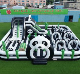 GF3-1247 Cidade Inflável Tema Panda