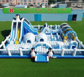 GF3-1250 Cidade Divertida Inflável Tema Pinguim