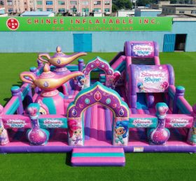 GF3-1264 Cidade Divertida Inflável com Tema Shimmer & Shine