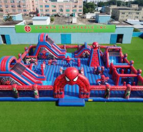 GF3-1269 Cidade Divertida Inflável com Tema do Homem-Aranha