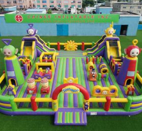 GF3-1283 Cidade Divertida Inflável Tema Teletubbies
