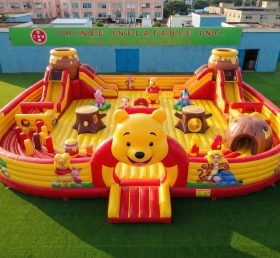 GF3-1294 Cidade Divertida Inflável com Tema do Winnie The Pooh