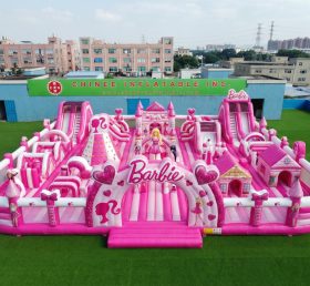 GF3-1303 Parque Inflável Tema Barbie