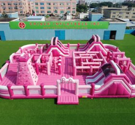 GF3-1304 Parque Inflável Tema Barbie