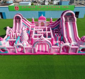 GF3-1305 Parque Inflável com Tema Barbie